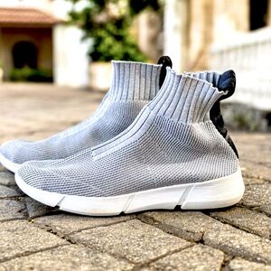 Silver Sparkle Sock Slip On Sneakers. Size 9 shoes. BP brand. Super comfortable